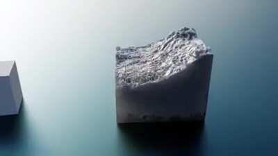 Fluid in invisible boxes