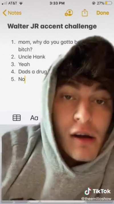 This guy nails this impression of Walt Jr