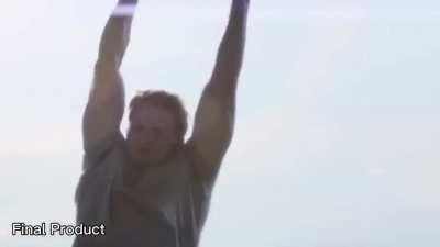 Before VS After, Helicopter scene in Captain America Civil War