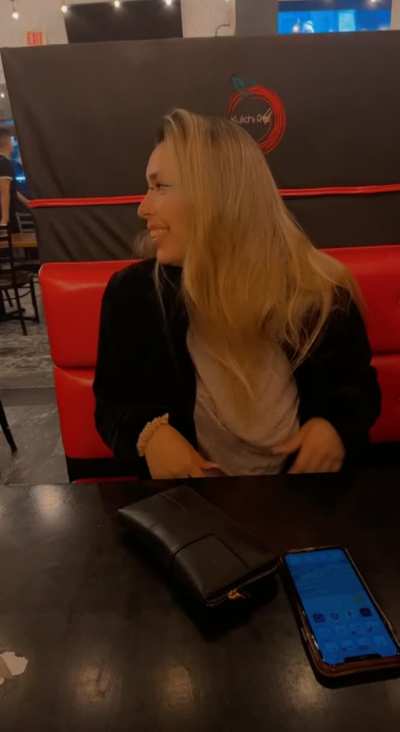 I love being sneaky when I’m out eating