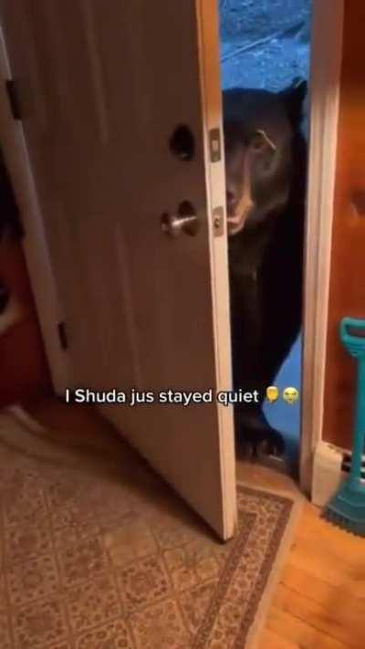 You better close my door