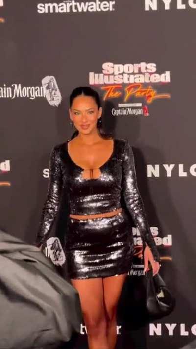 Last night attending Sports Illustrated The Party event