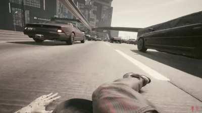 [CYBERPUNK 2077] Exaggerated Swagger of a Cyber Male