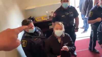 Calgary police evicted from church during Passover ceremony... lots of emphatic words used