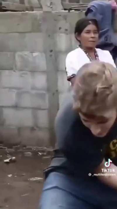 Justin Bieber en su primera chamba