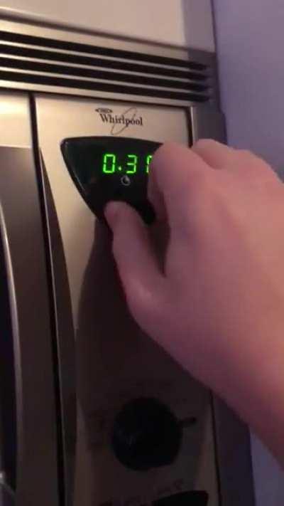 Just trying to use my microwave