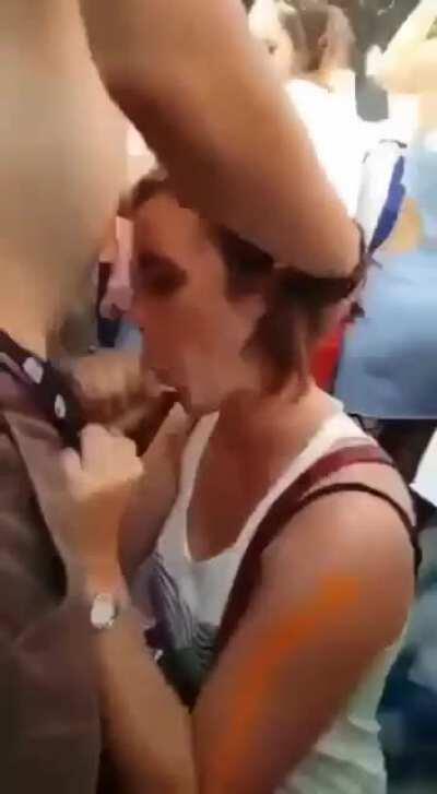 Blowjob At A Concert!