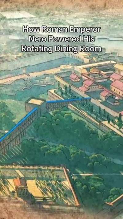 How roman emperor Nero powered his rotating dining room