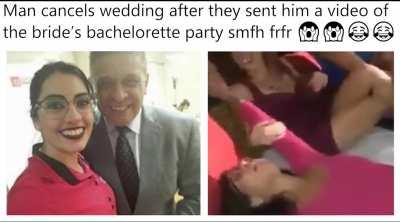 Your Fiancée the day before her wedding 🤣🤣