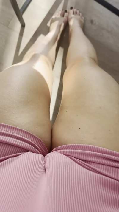 I wonder why the guys are starting at the gym