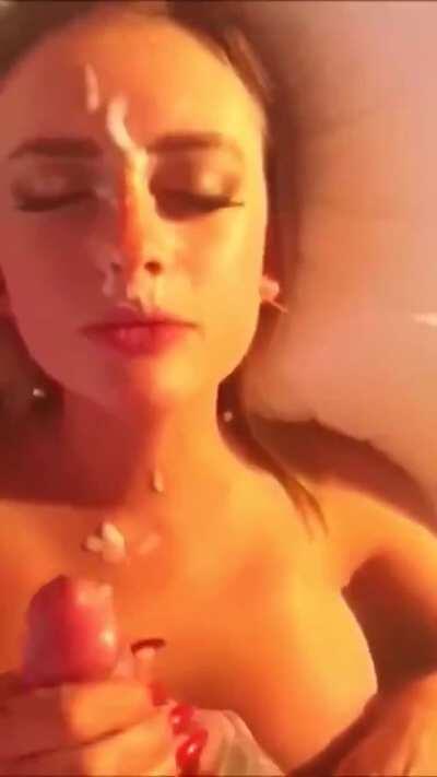 Getting a facial to my new favorite song!