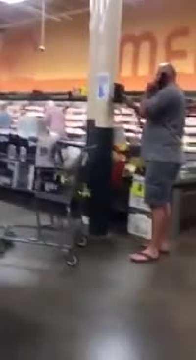 strange way to attract attention