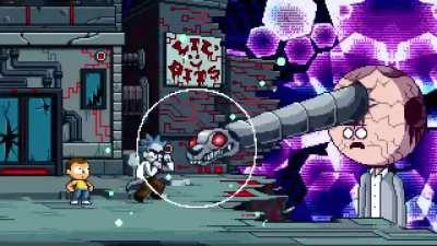 Рик и морти 8бит или Заткнись, возьми мои деньги и сделай игру.жпг. Перед новым сезоном выпустили ролик в виде игры. 17 минут эпичности.