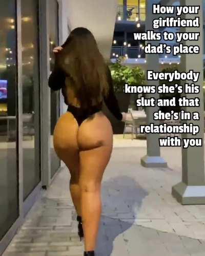 And you follow right behind her