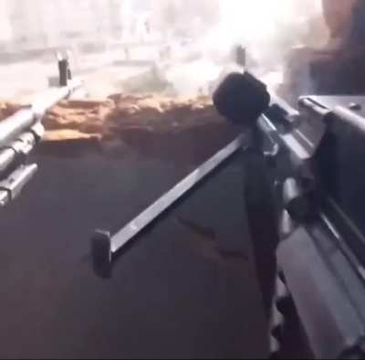 SAF soldiers gunning down militants