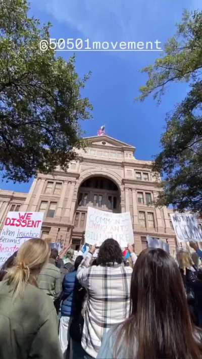 Protests against Trump/Musk take place across the country today (part of the 50501 Movement)