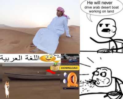 Nobody believed him but he did the Arab boat🇸🇦🇸🇦🇦🇪🇰🇼🇶🇦🇶🇦🏜🚤