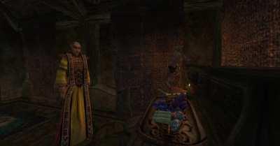 Tiny Fargoth dancing in various places