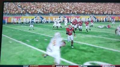 The 22 yard Fumble Pass! (I was UGA)