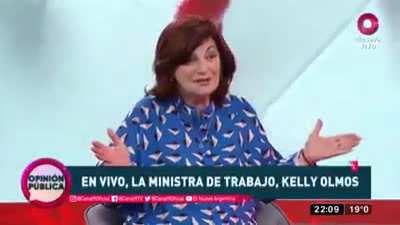 Min. de Trabajo Kelly Holmos: 