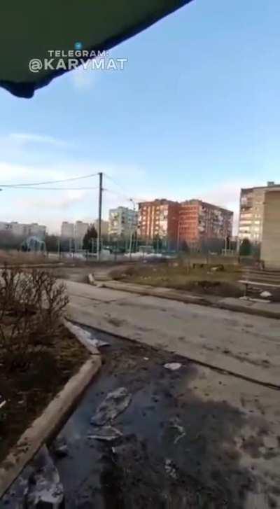 A rocket from the MLRS 