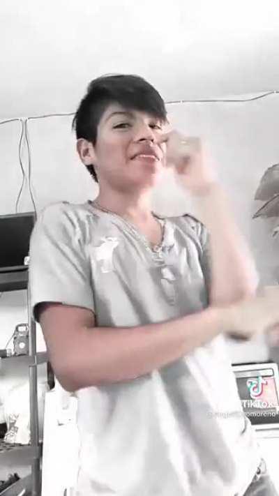 Reverse Spider-Man Noir, only he is in color while everything else is black and white