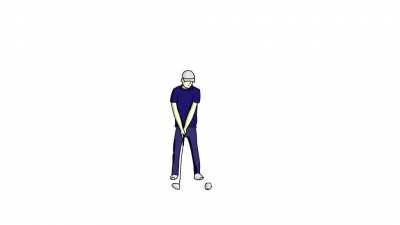 I drew this golfer, that's a motion I like to animate