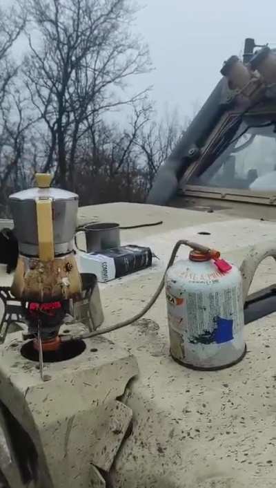 Making coffee at zero is challenging. (Put your sound on) “The Angry Beavers” 46 brigade need your help. Full tekst is in description and comments.
