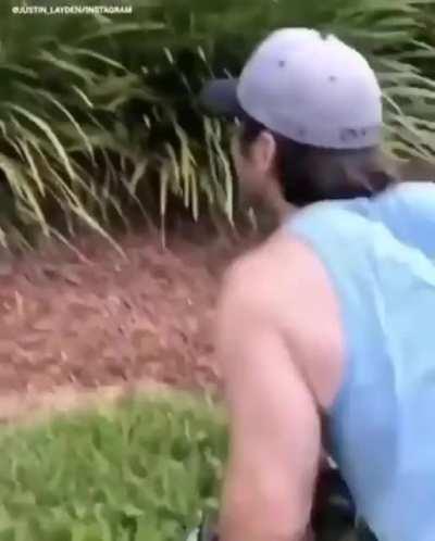 Doing push-ups like humans does