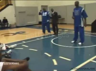 18 year old LeBron James asking Michael
Jordan about his desire to the best