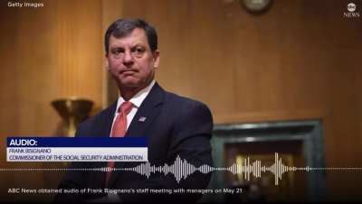 Leaked audio reveals Frank Bisignano, Trump’s newly appointed head of the Social Security Administration, admitting he doesn't know what his job is.