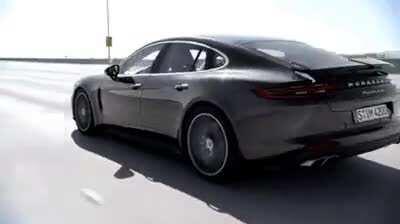 The way the spoiler on the Porsche Panamera extends