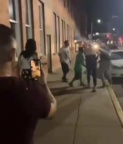 Guy Knocks Woman Unconscious