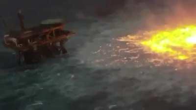 blursed_fire in the water