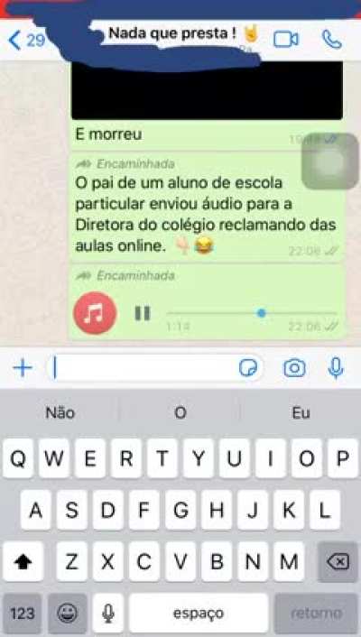 PAI REVOLTADO COM EAD