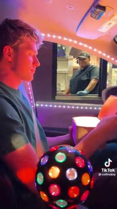 This is the way to leave the drive thru