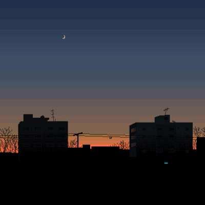 Sunset (pixelart)