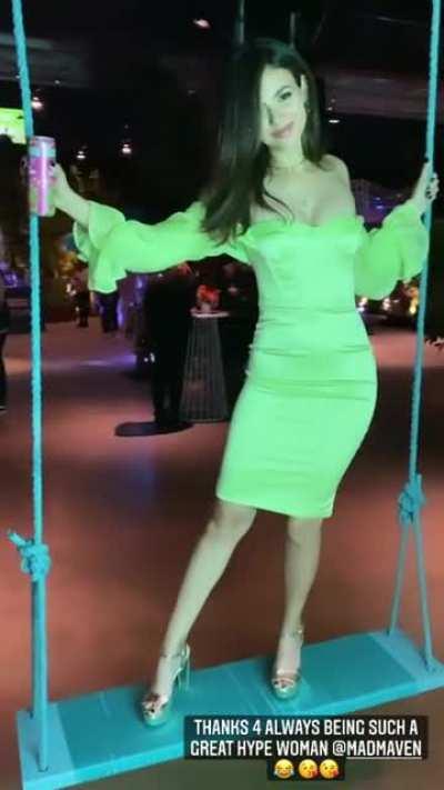 Victoria Justice Loves Swinging