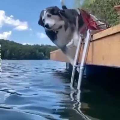 When he realizes there was no going back