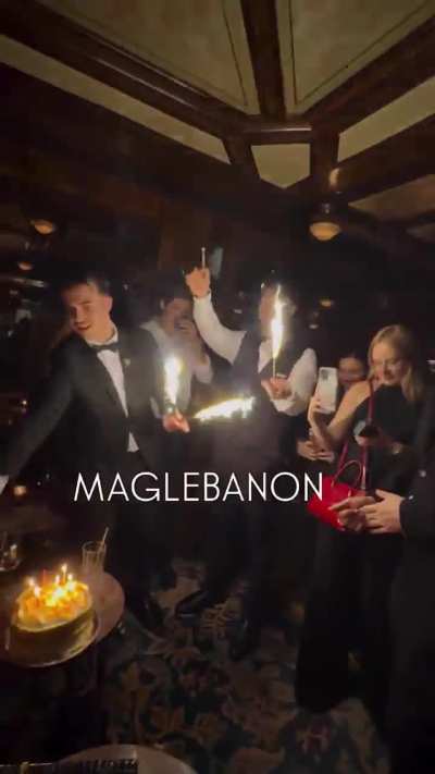 Birthday party · Giusé Trattoria restaurant in Paris