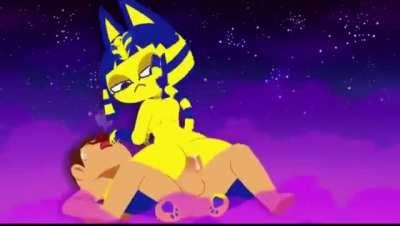 Animal Crossing / porn / rule 34 / ZONE / Ankha