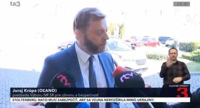 Head of the parliamentary committee for defense and security of Slovakia hopes to expel all Russian diplomats, when asked 