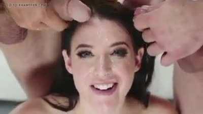 Angela White Cum in face 🔥🔥🤤