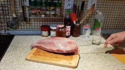 Necromancer resurrects dead fish which screams afterward