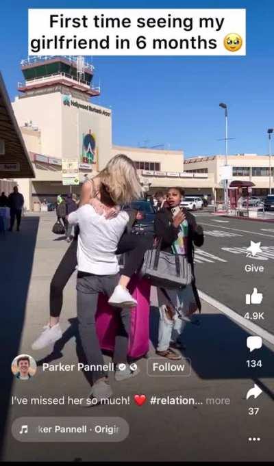 Running into a random person to get the video!!