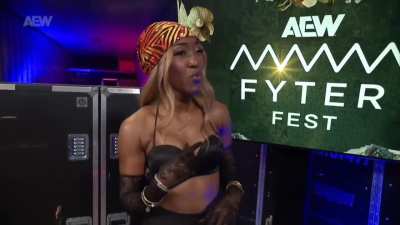Tonight On AEW Fyter Fest: Queen Aminata calls out Thekla & challenges her to a match!