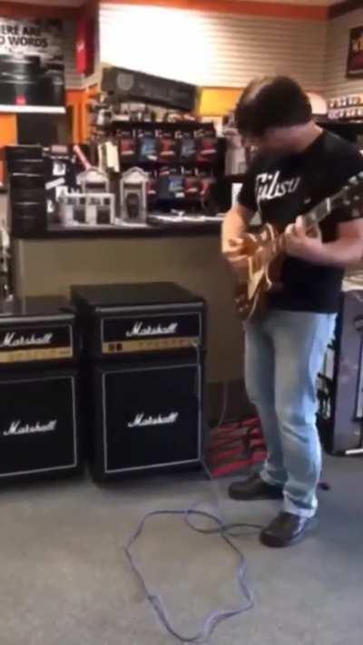 The Amp's faulty. Right?