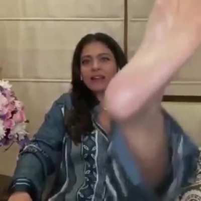 Kajol slapping you with her soles