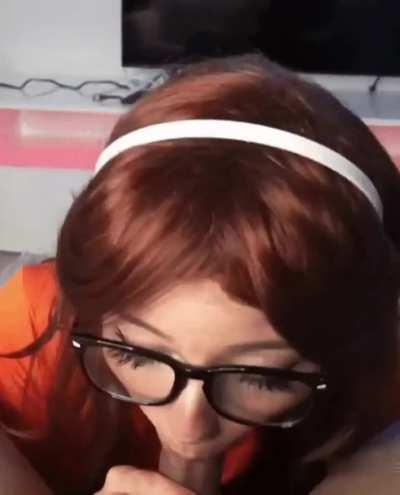 Velma gets her scooby snack