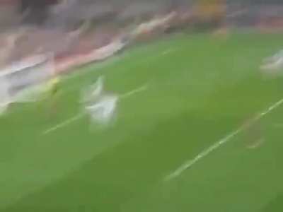 🔙📽️ Rare footage of 2008/09 UCL final Messi header against Manchester United